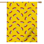 Doodle Japanese Sushi Pattern Print House Flag