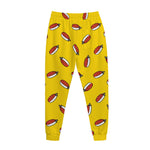 Doodle Japanese Sushi Pattern Print Jogger Pants