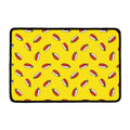 Doodle Japanese Sushi Pattern Print Kitchen Mat