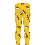 Doodle Japanese Sushi Pattern Print Men's leggings