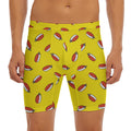 Doodle Japanese Sushi Pattern Print Men's Long Boxer Briefs