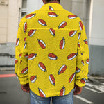 Doodle Japanese Sushi Pattern Print Men's Shirt Jacket