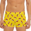 Doodle Japanese Sushi Pattern Print Men's Short Boxer Briefs