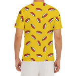 Doodle Japanese Sushi Pattern Print Men's Short Sleeve Rash Guard