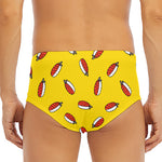 Doodle Japanese Sushi Pattern Print Men's Triangle Swim Briefs
