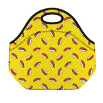 Doodle Japanese Sushi Pattern Print Neoprene Lunch Bag