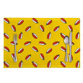 Doodle Japanese Sushi Pattern Print Placemat