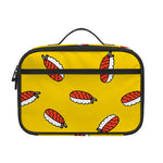 Doodle Japanese Sushi Pattern Print Portable Lunch Bag
