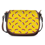 Doodle Japanese Sushi Pattern Print Saddle Bag
