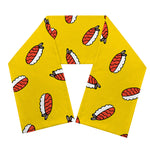 Doodle Japanese Sushi Pattern Print Scarf