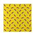 Doodle Japanese Sushi Pattern Print Silk Bandana