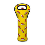 Doodle Japanese Sushi Pattern Print Single Neoprene Wine Tote