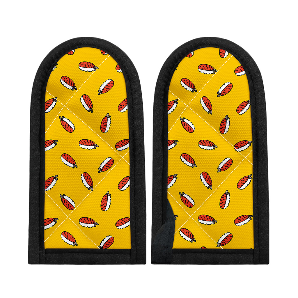 Doodle Japanese Sushi Pattern Print Skillet Handle Cover
