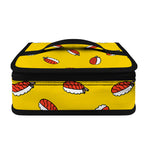 Doodle Japanese Sushi Pattern Print Small Lunch Bag