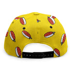 Doodle Japanese Sushi Pattern Print Snapback Cap