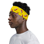 Doodle Japanese Sushi Pattern Print Sports Headband