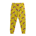 Doodle Japanese Sushi Pattern Print Sweatpants