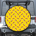 Doodle Japanese Sushi Pattern Print Tire Cover