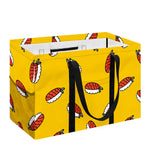 Doodle Japanese Sushi Pattern Print Utility Tote Bag