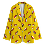 Doodle Japanese Sushi Pattern Print Women's Cotton Blazer