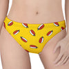 Doodle Japanese Sushi Pattern Print Women's Thong