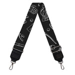 Doodle Lacrosse Pattern Print Bag Strap