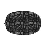 Doodle Lacrosse Pattern Print Car Side Mirror Covers