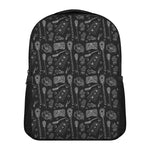 Doodle Lacrosse Pattern Print Casual Backpack
