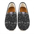 Doodle Lacrosse Pattern Print Casual Shoes