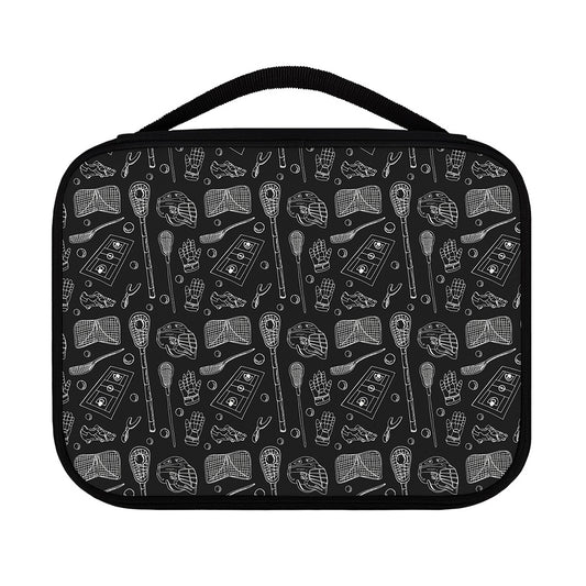 Doodle Lacrosse Pattern Print Classic Bible Case