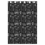 Doodle Lacrosse Pattern Print Curtain