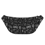 Doodle Lacrosse Pattern Print Fanny Pack