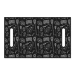 Doodle Lacrosse Pattern Print Golf Cart Seat Cover