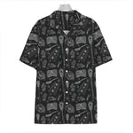 Doodle Lacrosse Pattern Print Hawaiian Shirt