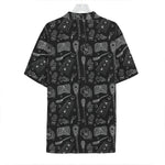 Doodle Lacrosse Pattern Print Hawaiian Shirt