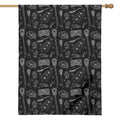 Doodle Lacrosse Pattern Print House Flag