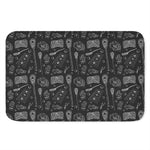 Doodle Lacrosse Pattern Print Indoor Door Mat