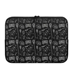 Doodle Lacrosse Pattern Print Laptop Sleeve