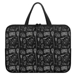 Doodle Lacrosse Pattern Print Laptop Sleeve With Handle
