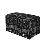 Doodle Lacrosse Pattern Print Leather Tissue Box Cover