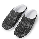 Doodle Lacrosse Pattern Print Mesh Casual Shoes