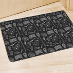 Doodle Lacrosse Pattern Print Polyester Doormat