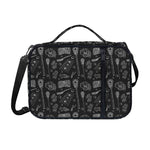 Doodle Lacrosse Pattern Print Shoulder Strap Bible Bag