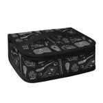 Doodle Lacrosse Pattern Print Small Lunch Bag
