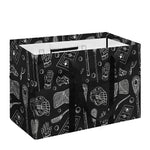 Doodle Lacrosse Pattern Print Utility Tote Bag