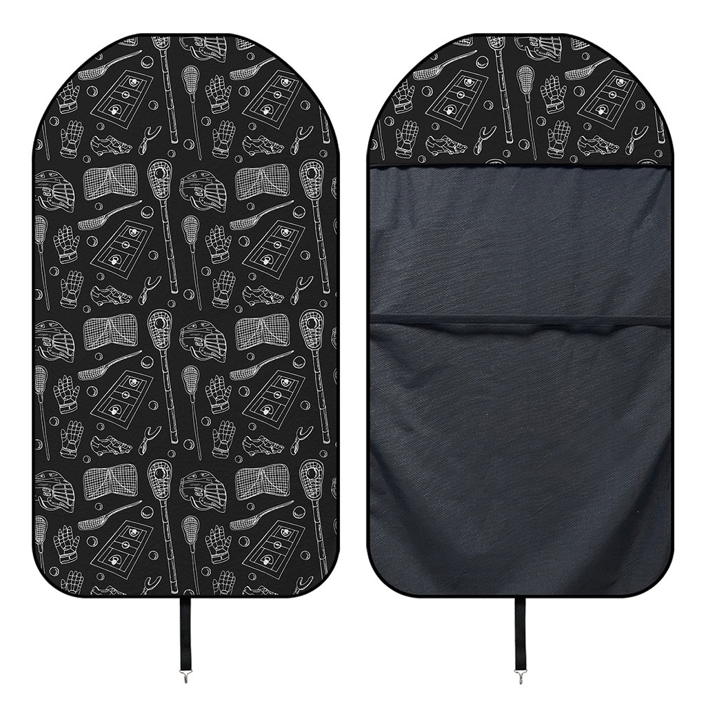 Doodle Lacrosse Pattern Print Waterproof Car Seat Cover