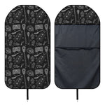 Doodle Lacrosse Pattern Print Waterproof Car Seat Cover