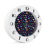 Doodle Planets Pattern Print Alarm Clock