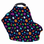 Doodle Planets Pattern Print Baby Seat Cover