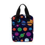Doodle Planets Pattern Print Bible Tote Bag